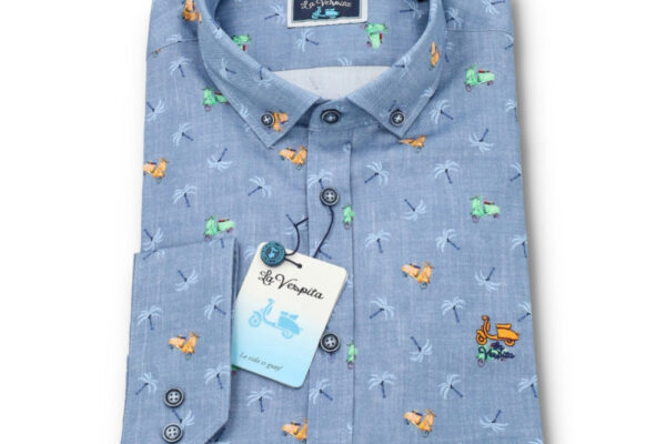 serie-56550-camisa-la-vespita-estampada-algodon-patron-semientallado-cuello-305-100-algodon-color-unico